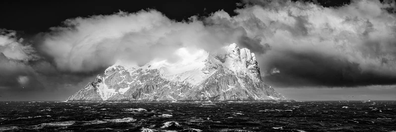 Clarence Island during break in storm