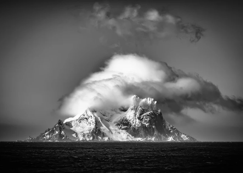 Clarence Island during break in storm